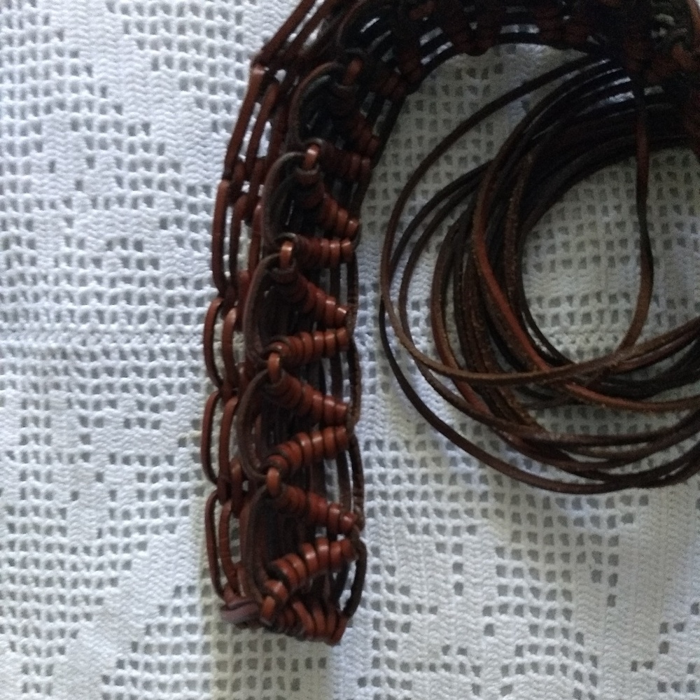 Hand-Woven Loose Bohemian Leather Belt
